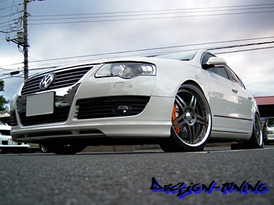 Накладка переднього бампера VW Passat B6 3C стиль Votex