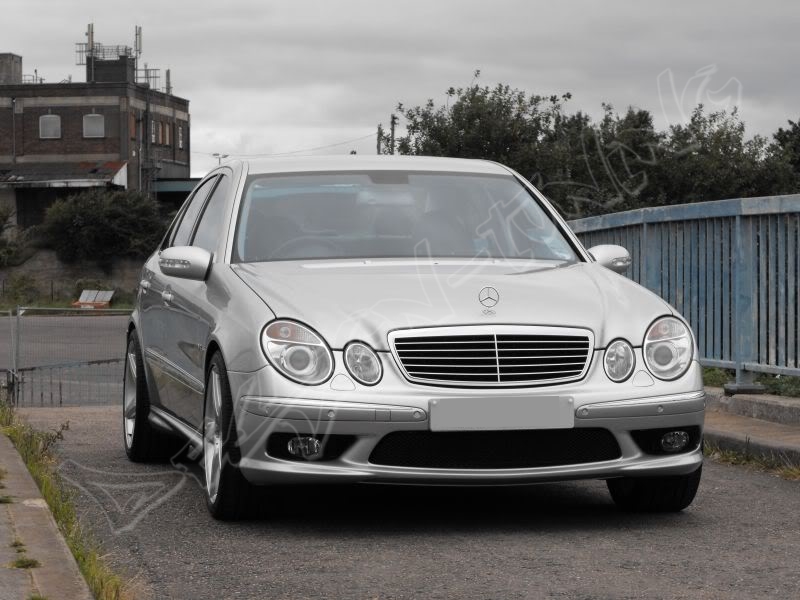 Бампер передній Mercedes W211 доростайл у стилі AMG